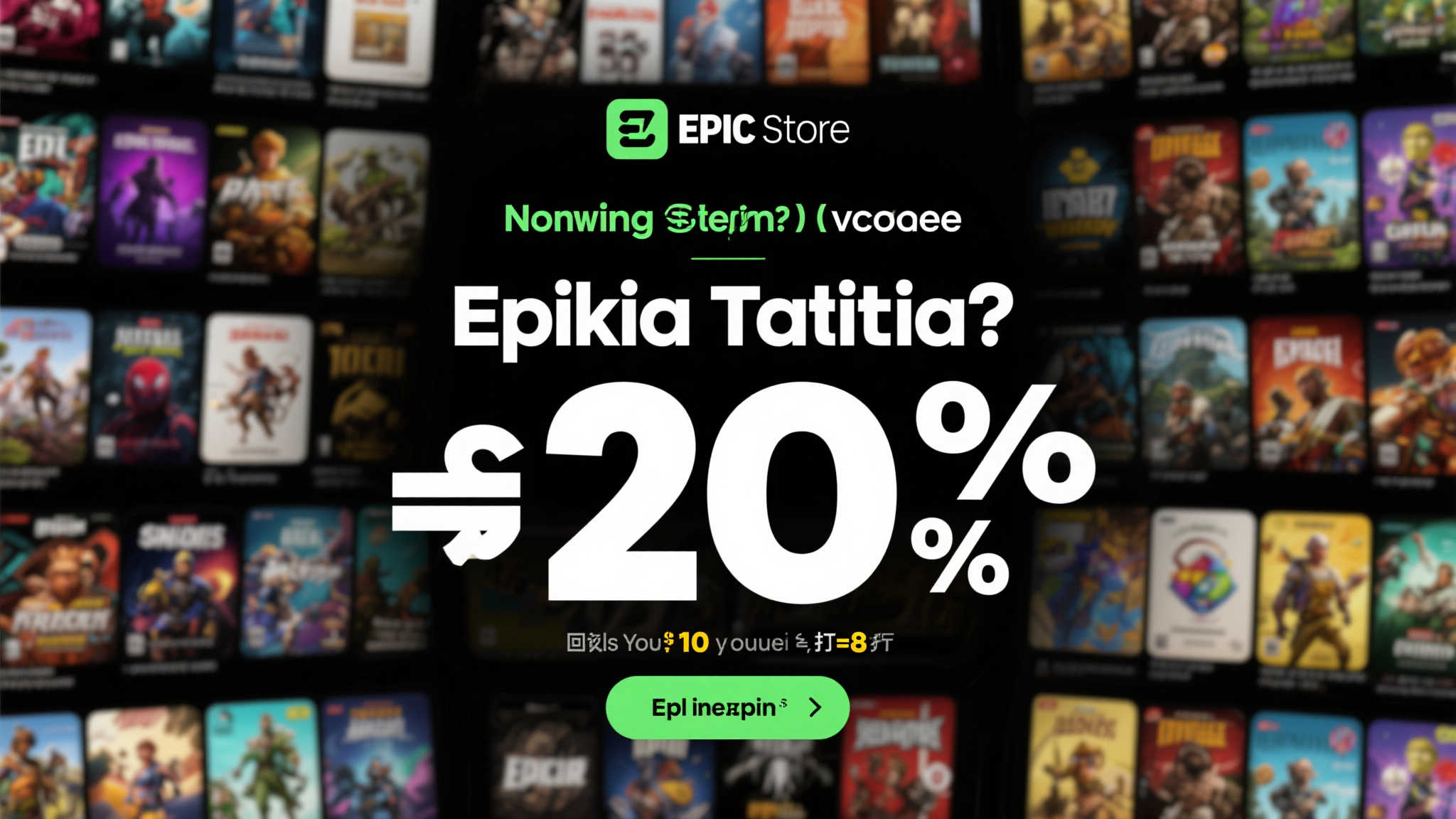 Epic商店限时福利:购物返利高达20%,仅到8月底!