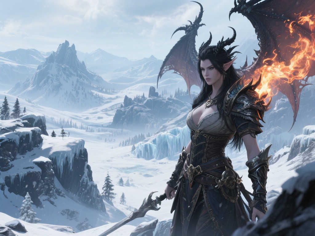 《黑色沙漠》国服震撼升级:雪山秘境,龙女传奇! 《黑色沙漠》国服震撼升级:雪山秘境,龙女传奇!