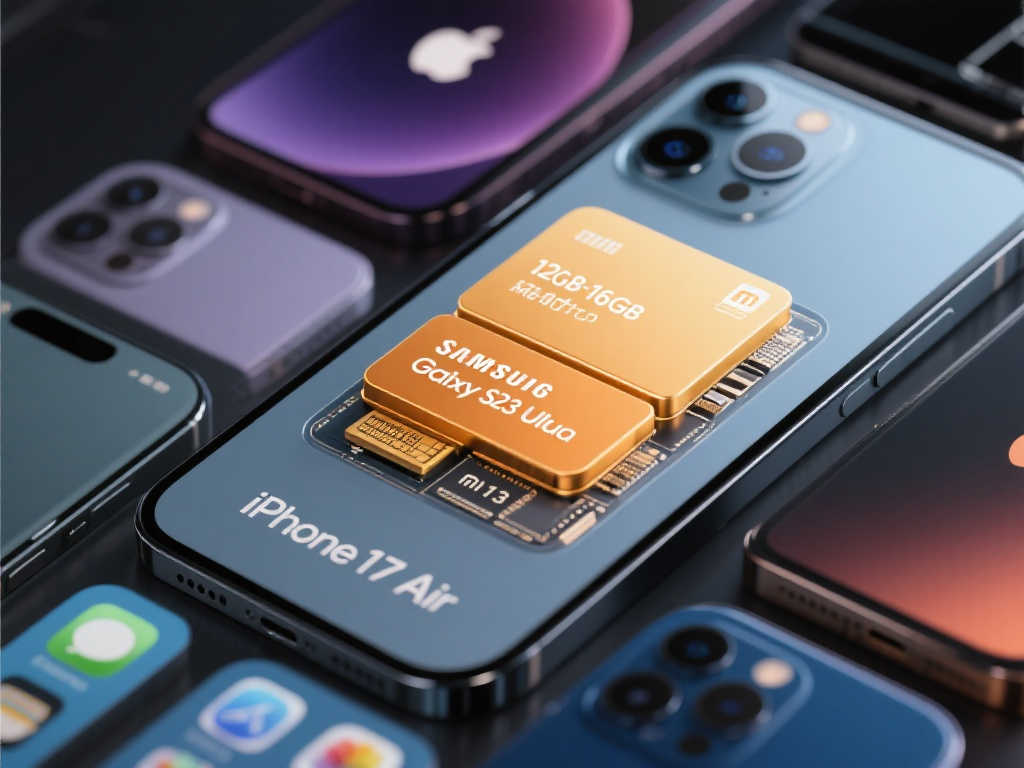 iPhone17 Air或将搭载12GB内存:媲美Pro Max旗舰配置! iPhone17 Air或将搭载12GB内存:媲美Pro Max旗舰配置!